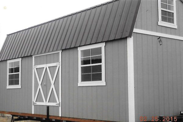 Split Loft Style wood shed