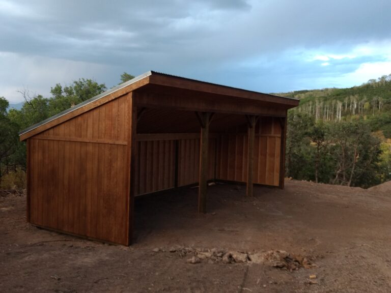 Permanent Horse Shelter