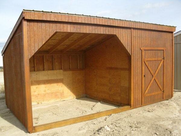 Portable Horse Shelter with Tack Room - Image 3