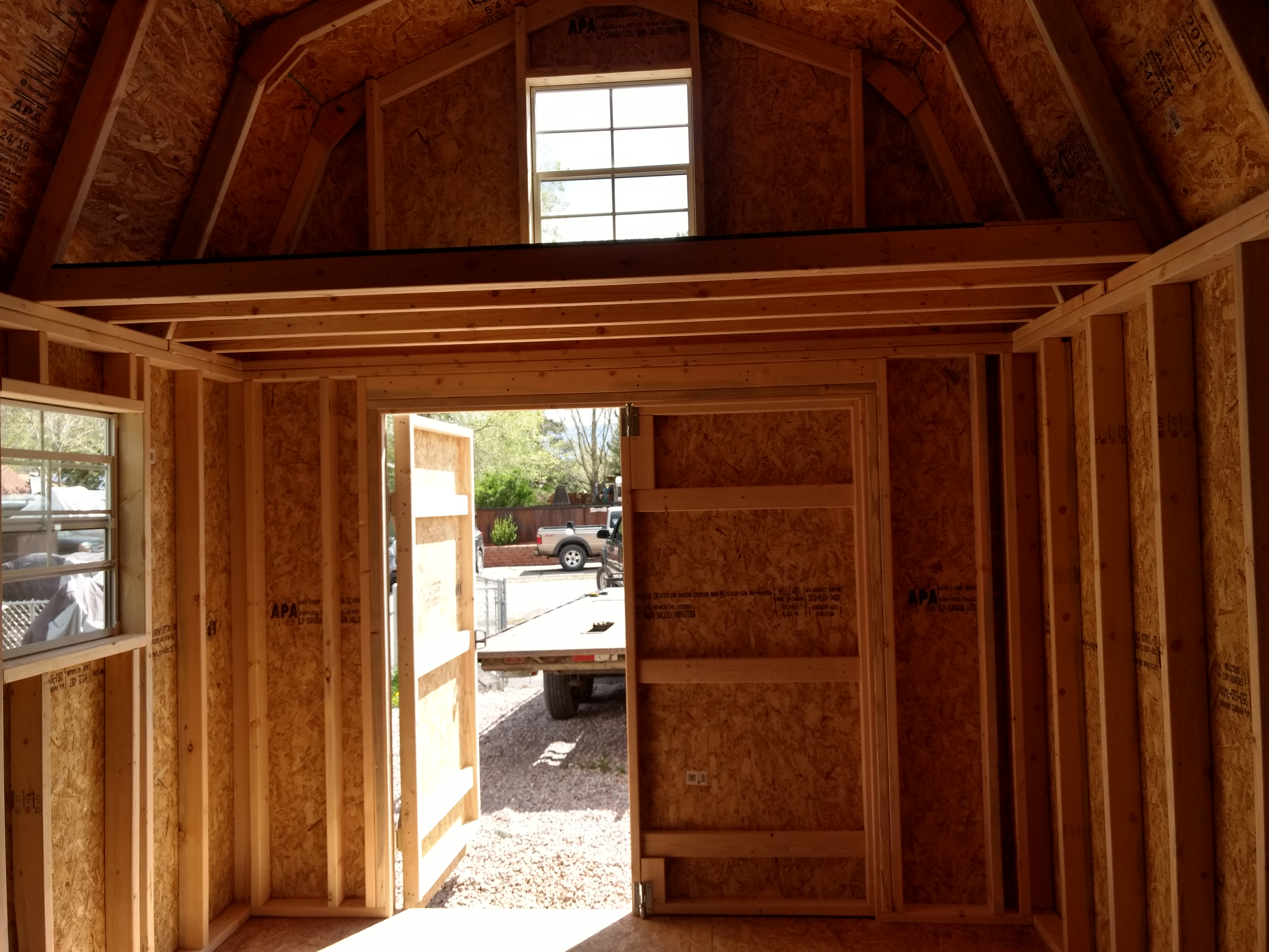 Split Loft Style Wood Storage Sheds - Shed City USA - Shed ...
