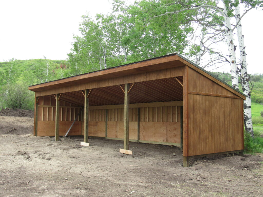 Permanent Horse Shelters - Shed City USA - Shed City USA