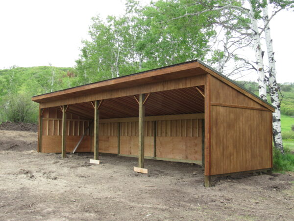 Permanent Horse Shelter 14 x 48