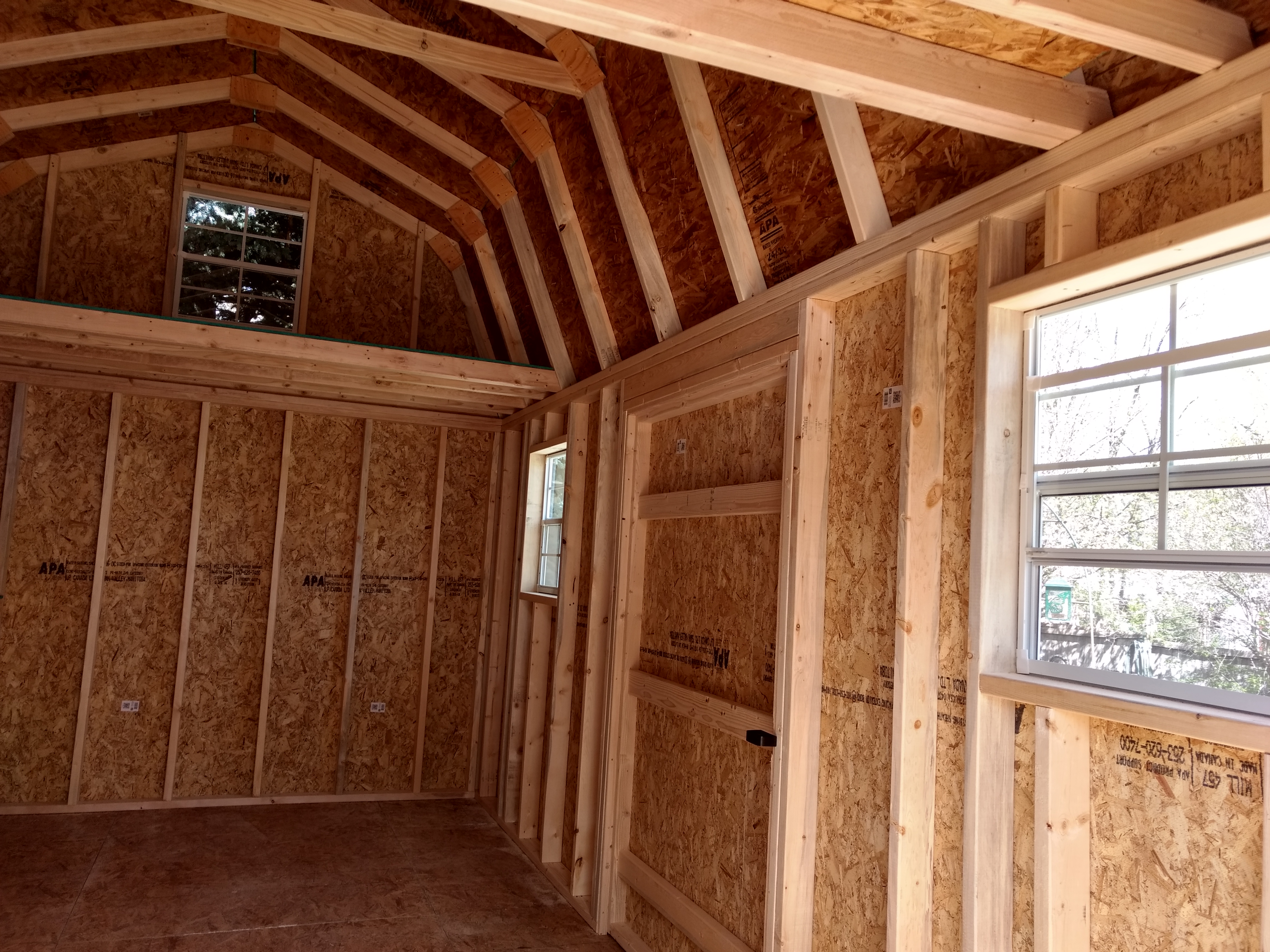 Storage Sheds With Loft - Hi Loft Porch Barns Miller Storage Barns