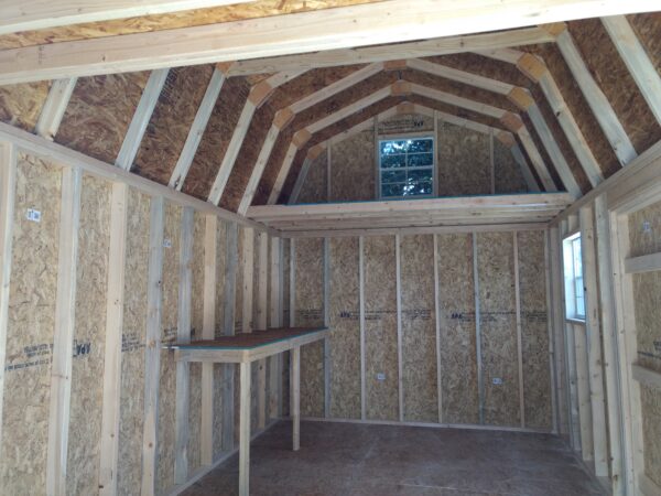 Split Loft Style Wood Storage Sheds - Image 12