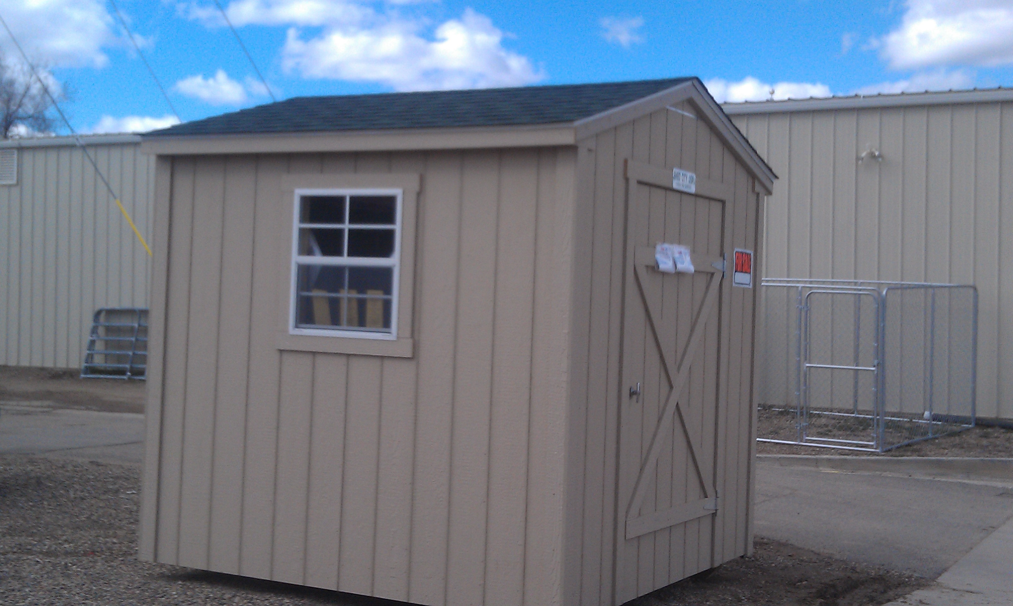 8' x 8' ranch style shed in rangely - shed city usa - shed