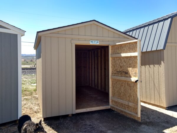 8' x 10' Ranch Style wood shed.  On Sale. In Craig.