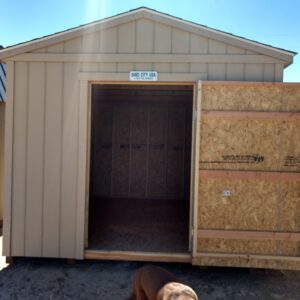 10' x 16' Ranch Style wood shed. In Craig. SEPTEMBER Sale.