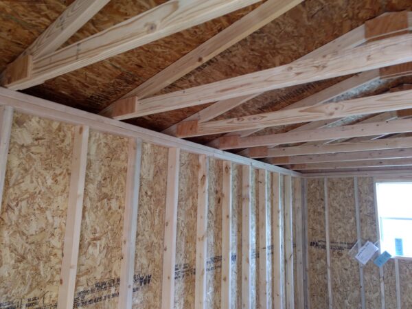 Inside of shed
