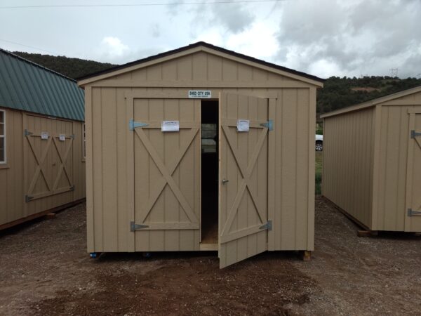 ranch style wood shed