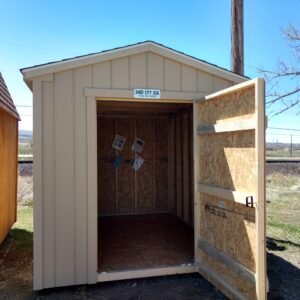 8' x 10' Ranch style wood shed