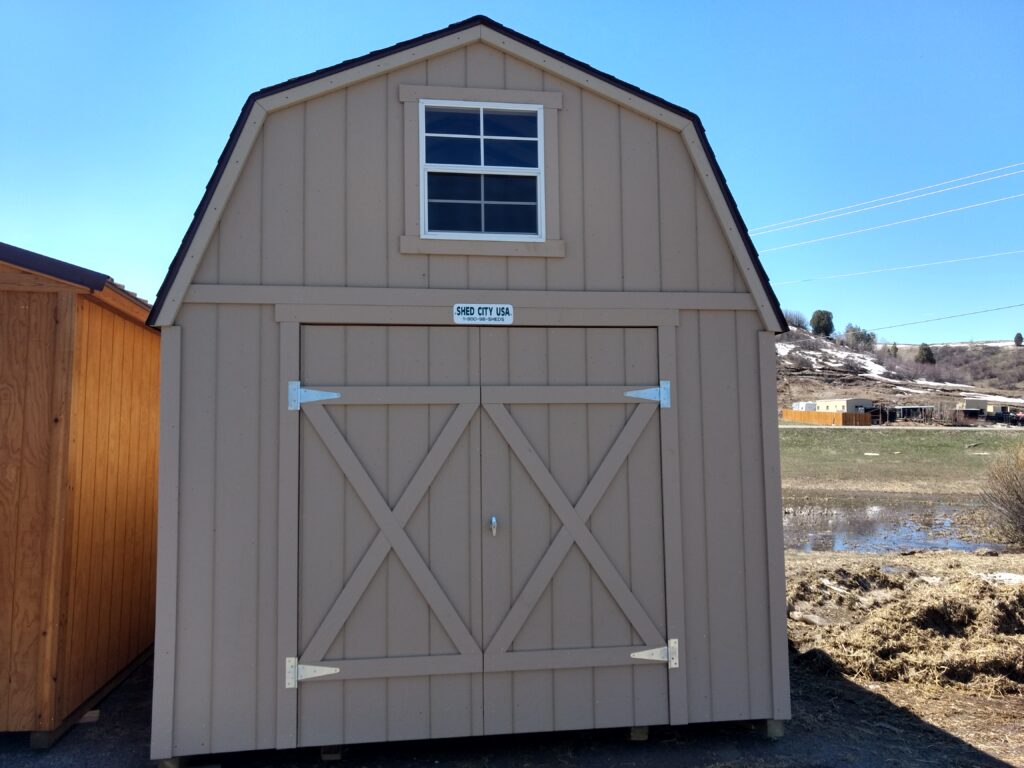 10' x 20' loft style wood shed -sold - shed city usa
