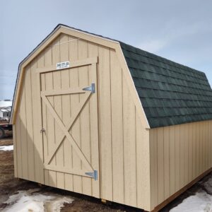10′ x 12′ Barn Style wood shed. In Craig.  On Sale.'s feature image