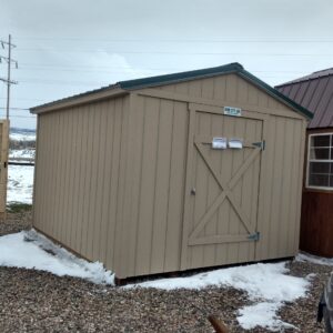 10′ x 12′ Ranch Style wood shed with Metal Roof's feature image