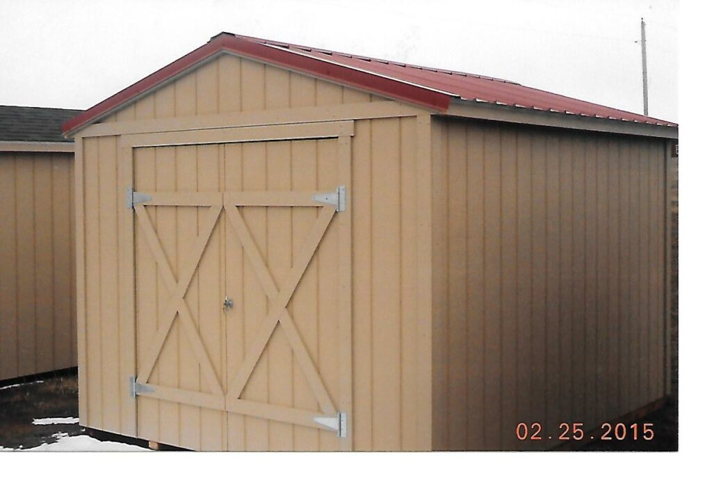 Ranch Style wood shed