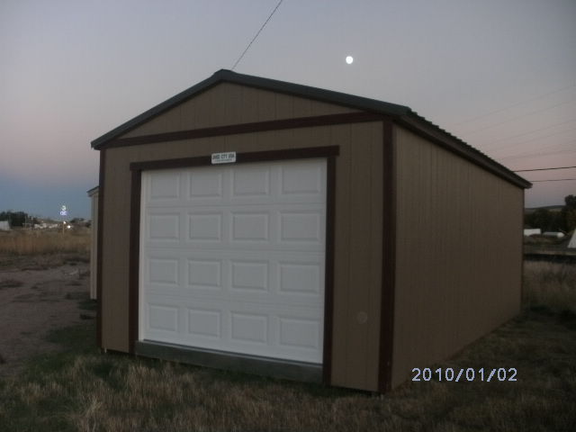 Portable Garage painted