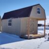 Shed with a deck