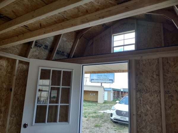 10' x 20' Loft Style Wood Storage Sheds With a 4 ft. Deck and Brown Metal roof. In Craig. On Sale. - Image 14