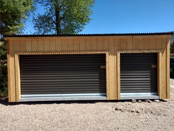 Lean to with 2 Rollup doors