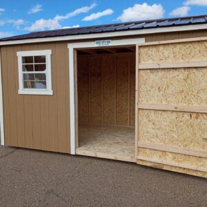 8 x 14 Ranch Style Shed painted