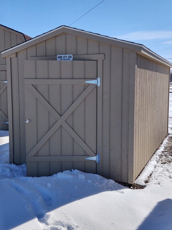 10' x 12' Ranch Style wood shed.   On Sale. In Craig.