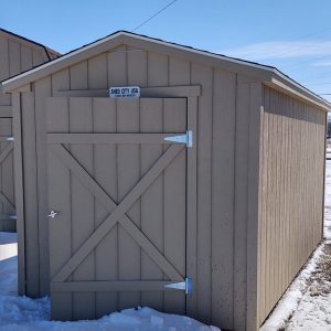 10′ x 12′ Ranch Style wood shed.   On Sale. In Craig.'s feature image