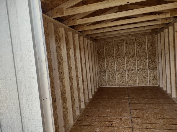 8x16 Ranch Style Wood Shed