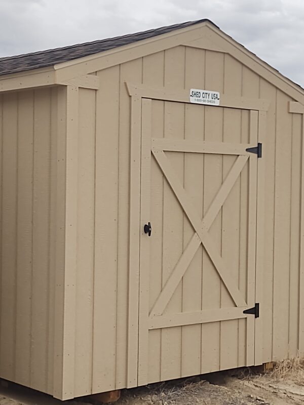 8 x 10 Ranch with Brown Shingles