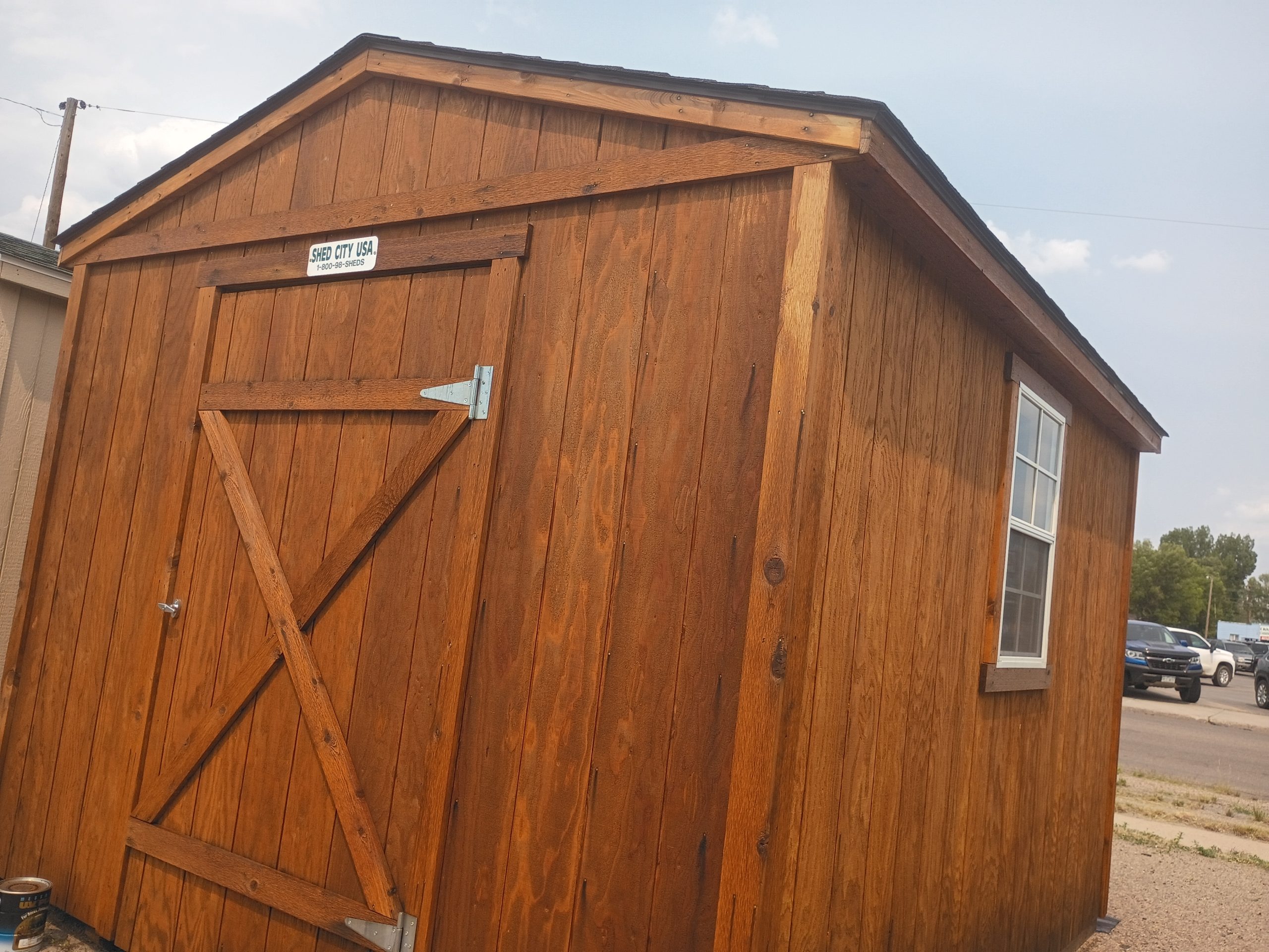 Shed with T-111 SIding
