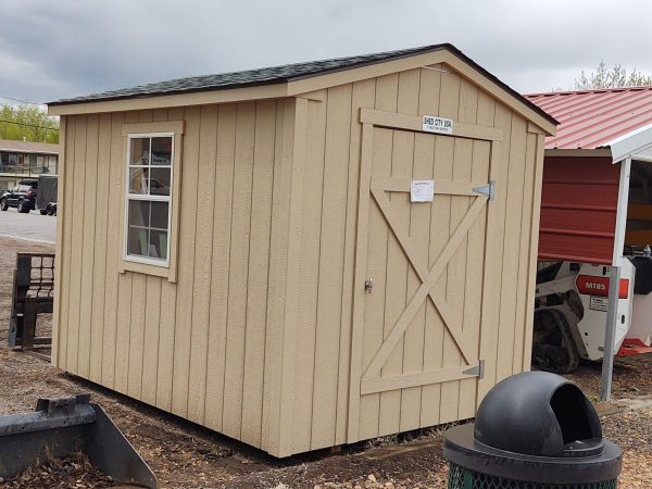 8x10 Ranch Style with a window