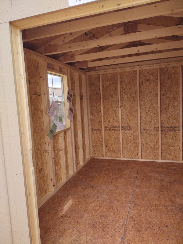 8x10 Ranch Style with a window