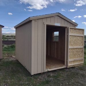 8′ x 10′ Ranch Style wood shed.  On Sale. In Craig.'s feature image